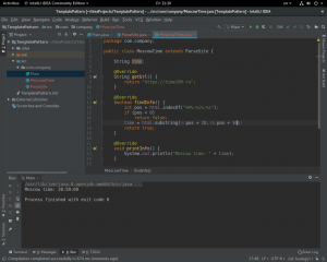 Отчёт от 20122 за Template method / Template Method - Web Parser - Time