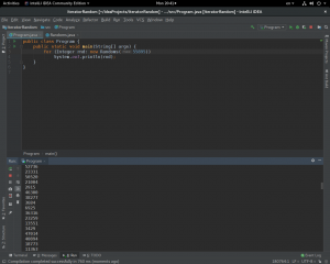 Отчёт от 20122 за Iterator / Iterator - Random