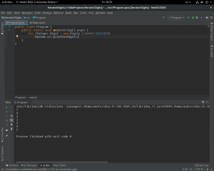 Отчёт от 20122 за Iterator / Iterator - Digits