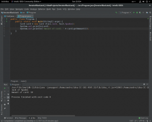 Отчёт от 20122 за Iterator / Iterator - BlackJack - Card