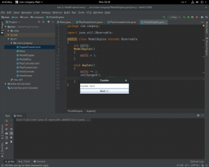 Отчёт от 20122 за MVC шаблон / MVC - Counter - ModelDuplex