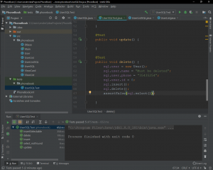 Отчёт от 20122 за MVC шаблон / MVC - PhoneBook - UserSQLTest - Select