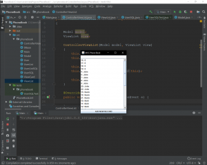 Отчёт от 20122 за MVC шаблон / MVC - PhoneBook - Controller - Scroller