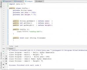 Отчёт от 20167 за Singleton / Singleton - Config - FileReader