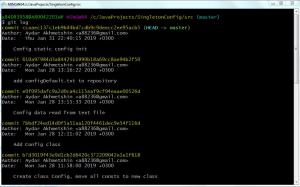 Отчёт от 20167 за Singleton / Singleton - Config - Static field