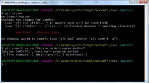 Отчёт от 20167 за Singleton / Singleton - Timer - Program