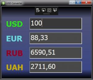 Отчёт от 20528 за Простой WPF  / WPF. Конвертер валюты. Ньютон против Паскаля.