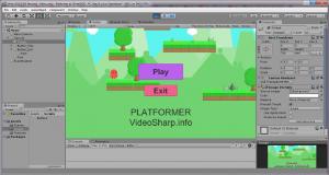 Отчёт от 20528 за Платформер на Unity / 2. Меню