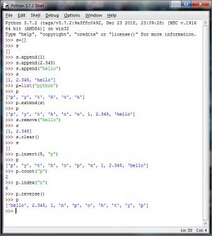 Отчёт от 20528 за Python3: математика / Списки - немного теории