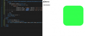 Отчёт от 20545 за Знакомство с jQuery / Эффекты анимации, продолжение