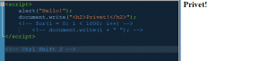 Отчёт от 20545 за Игры на JavaScript / Запуск JavaScripta