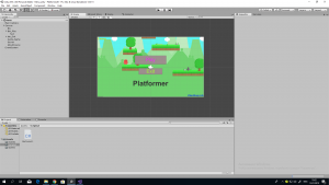 Отчёт от 20563 за Платформер на Unity / 2. Меню