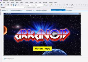 Отчёт от 20690 за Нано-игры / Арканоид - Уровень и ракетка
