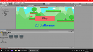 Отчёт от 20747 за Платформер на Unity / 2. Меню