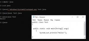 Отчёт от 20893 за J1. Запуск / START - Запуск Java
