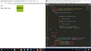 Отчёт от 21090 за Знакомство с jQuery / Эксперименты и кнопки
