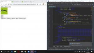 Отчёт от 21090 за Знакомство с jQuery / Понятие селектора и примеры