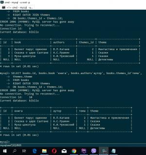 Отчёт от 21090 за SQL: ничего лишнего / Могучий JOIN