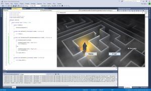 Отчёт от 21140 за Демо игры / Лабиринт 2D - меню