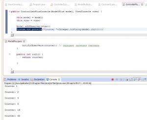 Отчёт от 2146 за MVC шаблон / MVC - Counter - ControllerDuplex