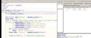 Отчёт от 2146 за PHP графика / Добавление данных в БД