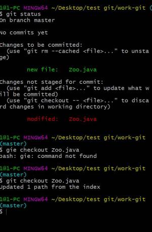Отчёт от 2146 за Система Git / git commit reset diff