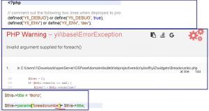 Отчёт от 2146 за Доска объявлений / Работаем над ошибками - YII2 в помощь