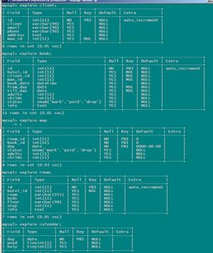Отчёт от 2146 за БД - Управление гостиницей / SQL запросы для создания Базы