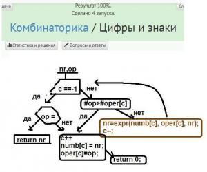 Отчёт от 2146 за Комбинаторика / Комбинаторика. Математические операции