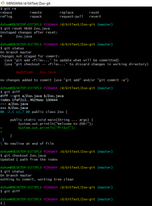 Отчёт от 21543 за Система Git / git commit reset diff