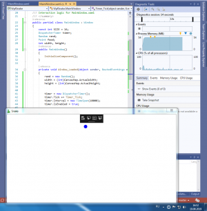 Отчёт от 21849 за Простой WPF  / WPF. Простая змейка. Таймер для еды.