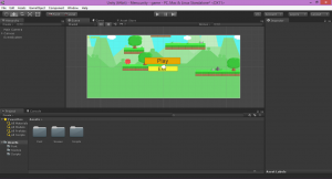 Отчёт от 21867 за Платформер на Unity / 2. Меню