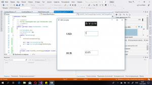Отчёт от 22136 за Простой WPF  / WPF. Конвертер валюты. Курс валют в JSON.