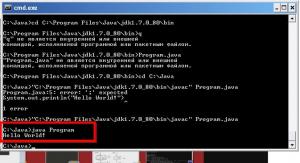 Отчёт от 22406 за J1. Запуск / START - Платформа Java