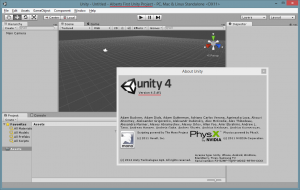 Отчёт от 2280 за Unity 3D / Установка Unity3D
