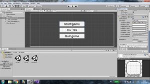 Отчёт от 22880 за Платформер на Unity / 2. Меню
