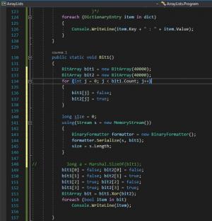 Отчёт от 22883 за Коллекция графов / BitArray