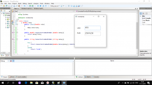 Отчёт от 23427 за Простой WPF  / WPF. Конвертер валюты. Класс конвертации.