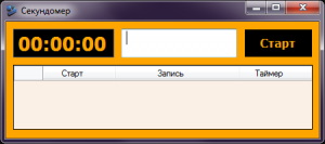 Отчёт от 2353 за Нанософт / Секундомер. Настройка формы