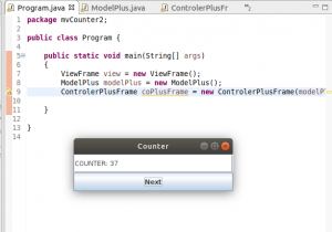 Отчёт от 23687 за MVC шаблон / MVC - Counter - ControllerPlusFrame