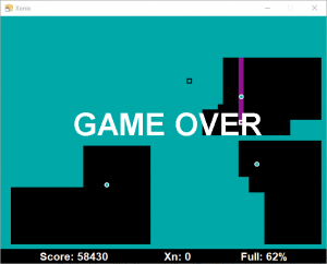 Отчёт от 24765 за Game Xonix / Поиграем?