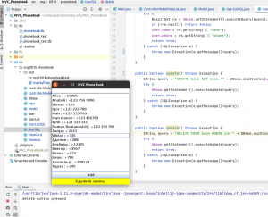 Отчёт от 24765 за MVC шаблон / VIP - MVC - PhoneBook - Error Checking