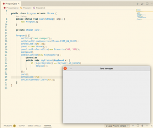 Отчёт от 24765 за Java Sweeper / Пустая панель