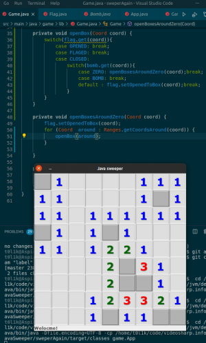 Отчёт от 24765 за Java Sweeper / Нулевая рекурсия