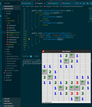 Отчёт от 24765 за Java Sweeper / День Победы!
