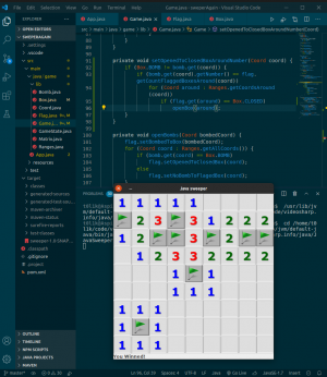 Отчёт от 24765 за Java Sweeper / Цифровой помощник сапёра