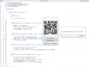 Отчёт от 24765 за C / Сохранение и загрузка qr-кодов