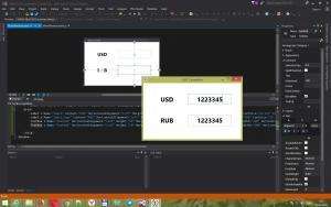 Отчёт от 2508 за Простой WPF  / WPF. Конвертер валюты. Макет программы