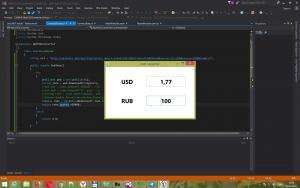 Отчёт от 2508 за Простой WPF  / WPF. Конвертер валюты. Ньютон против Паскаля.