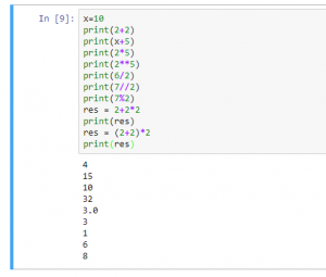Отчёт от 25450 за Python3: математика / Математические операции в python3